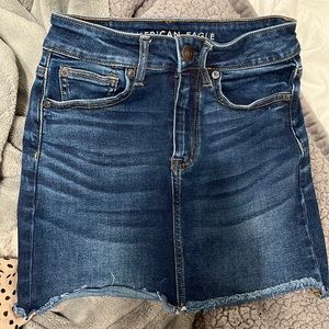 American eagle jean skirt